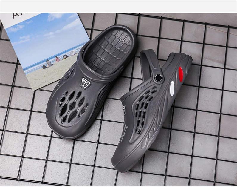 Fashion Men's Sandal For Home Platform Flip Flops Sandals Summer Shoes For Men Outdoor Fashion Clogs Non Slip Water Shoes With Strap Sports Sandals Lightweight Quick Dry Adult Clogs