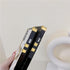 Fashion Pattern 3D Diamond Ring Holder Square Metal Shockproof Case For iPhone 13 Pro Max 11 12Pro Max Xs XR X 7 8Plus Se cover Retro Luxury Cases for Women with Ring Stand Holder and Lanyard