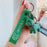 Fashion PU Leather Punk French Bulldog Keychain Cute French Bulldog Key Pendant School Bag Handbag Car Keychain Pendant Dog Keychains For Women Bag Pendant Jewelry Trinket Men's Car Key Ring Key Chain