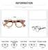 Fashion Round Reading Glasses For Women Colorful Ladies Blue Light Eyeglasses Frame Blocking Glasses For Women And Anti Eyestrain Computer Reading TV Glasses Stylish Frame Anti Glare