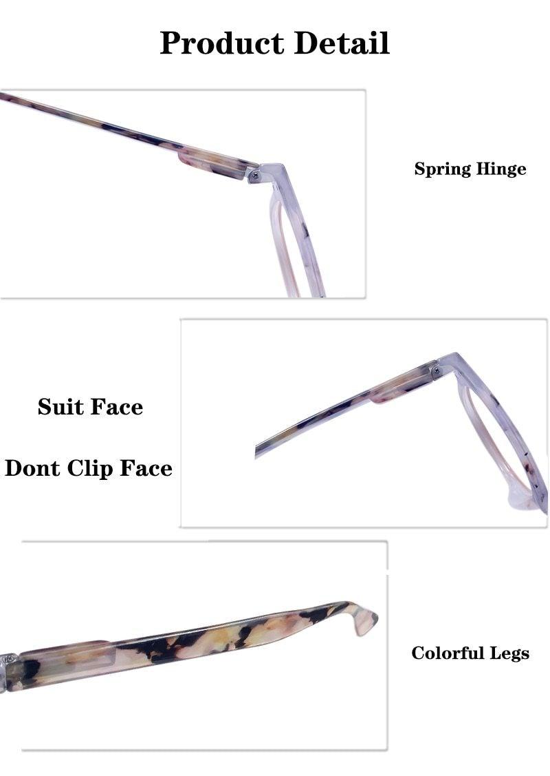 Fashion Round Reading Glasses For Women Colorful Ladies Blue Light Eyeglasses Frame Blocking Glasses For Women And Anti Eyestrain Computer Reading TV Glasses Stylish Frame Anti Glare