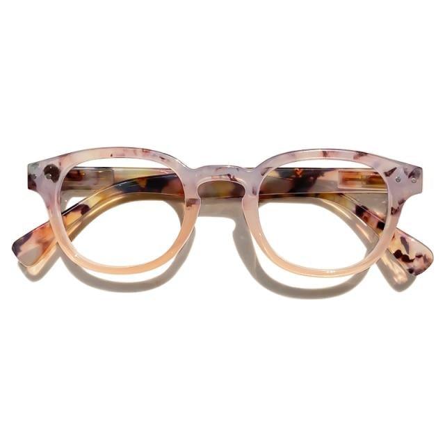 Fashion Round Reading Glasses For Women Colorful Ladies Blue Light Eyeglasses Frame Blocking Glasses For Women And Anti Eyestrain Computer Reading TV Glasses Stylish Frame Anti Glare