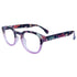 Fashion Round Reading Glasses For Women Colorful Ladies Blue Light Eyeglasses Frame Blocking Glasses For Women And Anti Eyestrain Computer Reading TV Glasses Stylish Frame Anti Glare