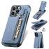 Fashion Slim Fit Luxury Leather Cover For iPhone 13 11 12 Pro XR XS Max Mini X 6 7 8 Plus Wallet Card Slots Shockproof Flip Case PU Leather Flip Folio Book Protective Cover with Slots Magnetic Clasp  Holder