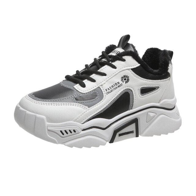 Fashion Spring Reflective Women Sneakers Lace Up Chunky Sneakers Mixed Color Women's Lightweight Casual Everyday Walking Fashion Chunky Sneakers - STEVVEX Shoes - 104, Athletic Sneakers, Breathable Sneakers, Breathable Women Sneakers, Casual Walking Sneakers, Casual Women Sneakers, High Heels Sneakers, Shoes, Sneakers, Soft Women Sneakers, Sport Sneakers, Walking Sneakers, White Womens Sneakers, Women sneakers, Women's Sport Sneakers, Womens Elegant Sneakers, Womens Fitness Sneakers - Stevvex.com