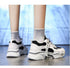 Fashion Spring Reflective Women Sneakers Lace Up Chunky Sneakers Mixed Color Women's Lightweight Casual Everyday Walking Fashion Chunky Sneakers - STEVVEX Shoes - 104, Athletic Sneakers, Breathable Sneakers, Breathable Women Sneakers, Casual Walking Sneakers, Casual Women Sneakers, High Heels Sneakers, Shoes, Sneakers, Soft Women Sneakers, Sport Sneakers, Walking Sneakers, White Womens Sneakers, Women sneakers, Women's Sport Sneakers, Womens Elegant Sneakers, Womens Fitness Sneakers - Stevvex.com