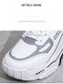 Fashion Spring Reflective Women Sneakers Lace Up Chunky Sneakers Mixed Color Women's Lightweight Casual Everyday Walking Fashion Chunky Sneakers - STEVVEX Shoes - 104, Athletic Sneakers, Breathable Sneakers, Breathable Women Sneakers, Casual Walking Sneakers, Casual Women Sneakers, High Heels Sneakers, Shoes, Sneakers, Soft Women Sneakers, Sport Sneakers, Walking Sneakers, White Womens Sneakers, Women sneakers, Women's Sport Sneakers, Womens Elegant Sneakers, Womens Fitness Sneakers - Stevvex.com