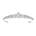 Fashion Zircon Bridal Tiara Headpiece Silver Color Crystal Wedding Crown Hair Accessories Women Birthday Party Rhinestone Crowns Princess Crown For Women Silver Queen Crowns Rhinestone Tiara For Prom Party Christmas