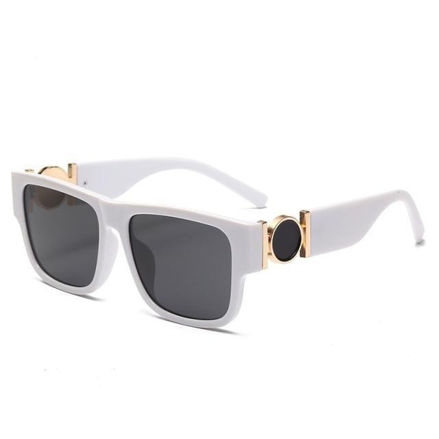 Fashionable Rectangular Shaped Stylish Sunglasses Design Unisex Vintage Exquisite Sun Glasses For Men Luxury Oversized Square Frame Sunglasses For Women Retro