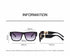 Fashionable Rectangular Shaped Stylish Sunglasses Design Unisex Vintage Exquisite Sun Glasses For Men Luxury Oversized Square Frame Sunglasses For Women Retro