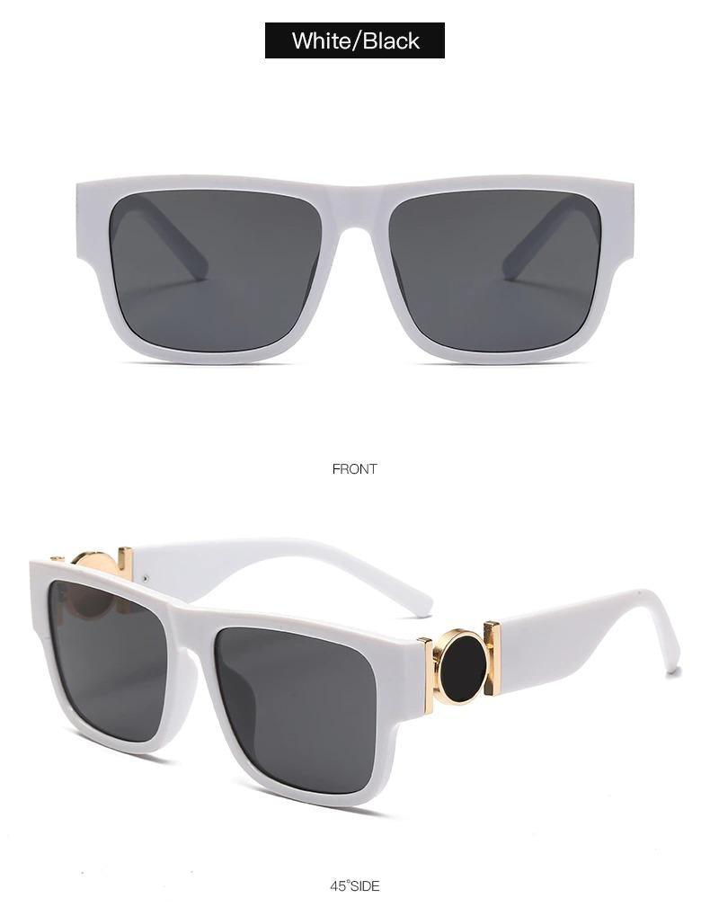 Fashionable Rectangular Shaped Stylish Sunglasses Design Unisex Vintage Exquisite Sun Glasses For Men Luxury Oversized Square Frame Sunglasses For Women Retro