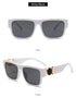 Fashionable Rectangular Shaped Stylish Sunglasses Design Unisex Vintage Exquisite Sun Glasses For Men Luxury Oversized Square Frame Sunglasses For Women Retro