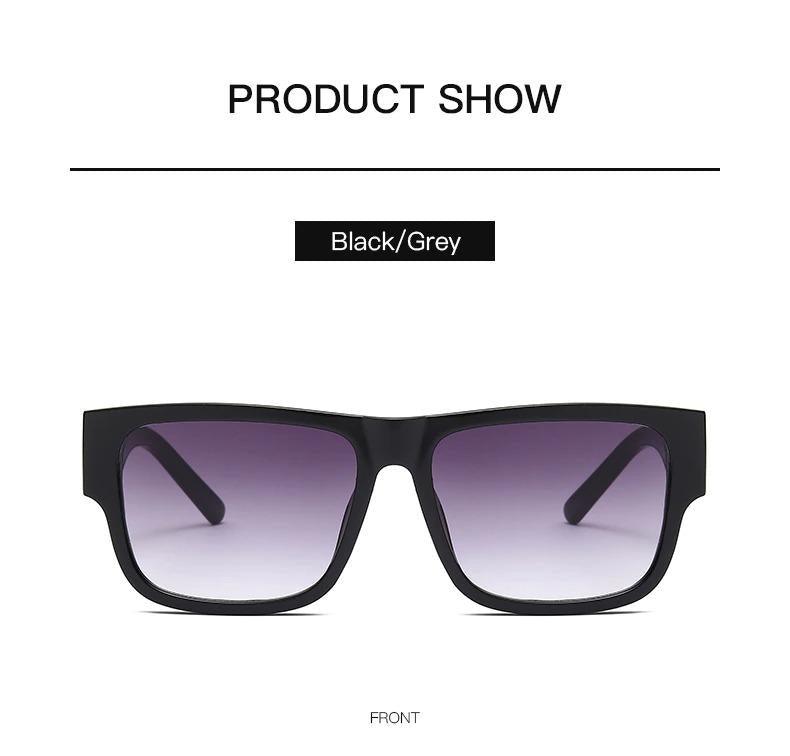 Fashionable Rectangular Shaped Stylish Sunglasses Design Unisex Vintage Exquisite Sun Glasses For Men Luxury Oversized Square Frame Sunglasses For Women Retro