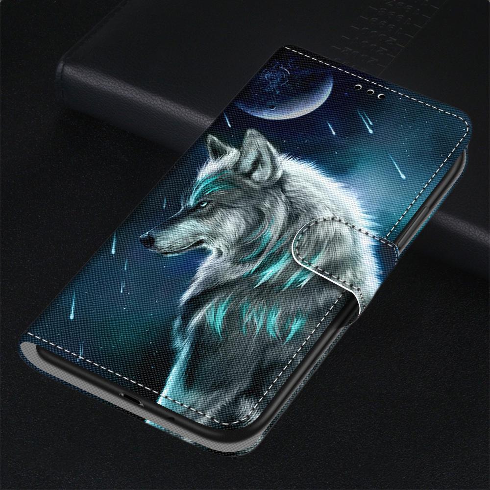 Flip Case For Xiaomi Redmi 9 9A 9C NFC 8 8A Phone Case Leather Silicone Wallet Cover For Redmi Note 8 Pro 9 9S 9 Pro Book Cases  Leather Case Flip Cover PU Wallet Case Kickstand Magnet Closure Card Slot Holder