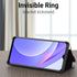 Flip Case for Xiaomi Redmi Note 11 11S 10 10s 9 9s Pro Max Mi 11T 10T Lite Poco X3 Smart Window View Shockproof PU Cover Slim Side Window View Smart Flip Leather Stand Case Cover for Xiaomi Redmi
