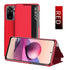 Flip Case for Xiaomi Redmi Note 11 11S 10 10s 9 9s Pro Max Mi 11T 10T Lite Poco X3 Smart Window View Shockproof PU Cover Slim Side Window View Smart Flip Leather Stand Case Cover for Xiaomi Redmi