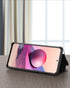 Flip Case for Xiaomi Redmi Note 11 11S 10 10s 9 9s Pro Max Mi 11T 10T Lite Poco X3 Smart Window View Shockproof PU Cover Slim Side Window View Smart Flip Leather Stand Case Cover for Xiaomi Redmi
