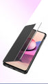 Flip Case for Xiaomi Redmi Note 11 11S 10 10s 9 9s Pro Max Mi 11T 10T Lite Poco X3 Smart Window View Shockproof PU Cover Slim Side Window View Smart Flip Leather Stand Case Cover for Xiaomi Redmi
