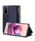 Flip Case for Xiaomi Redmi Note 11 11S 10 10s 9 9s Pro Max Mi 11T 10T Lite Poco X3 Smart Window View Shockproof PU Cover Slim Side Window View Smart Flip Leather Stand Case Cover for Xiaomi Redmi