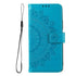 Flip Cover for Redmi Note 11 11S 11Pro 10 9 8 Embossed Floral PU Leather Wallet Case Redmi 10A 10C 10 9A 9C 9 8A M4 Pro/X3NFC Wallet Case with Card Holder Slot Magnetic Clasp Cover Premium Leather Protective Case for Xiaomi