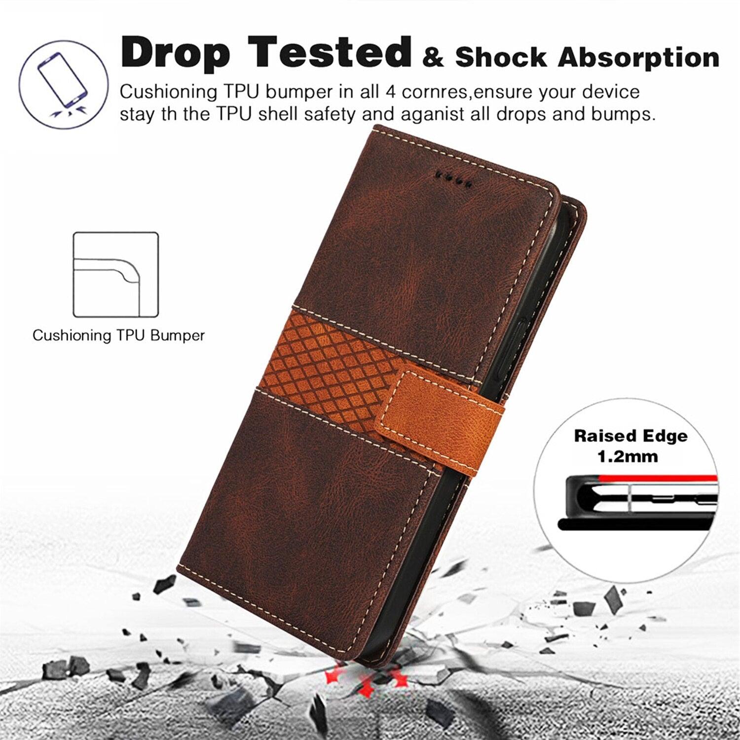 Flip Wallet Leather Case For Xiaomi Redmi 9 9A 9C 10 Note 11 10 9 S Pro Max Plus Luxury Card Slot Phone Bag Magnetic Shock Cover Premium Pu Flip Leahter Case Folio Cover with Credit Slots  Pocket