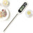 Food BBQ Testing Thermometer Kitchen Cooking Food Digital Probe Meat Thermometer Digital Instant Read Thermometer Cooking Candy Food Thermometer With Long Probe Backlight & Calibration Ultra Fast Electronic Thermometer Cooking Test Gauge Kitchen tools