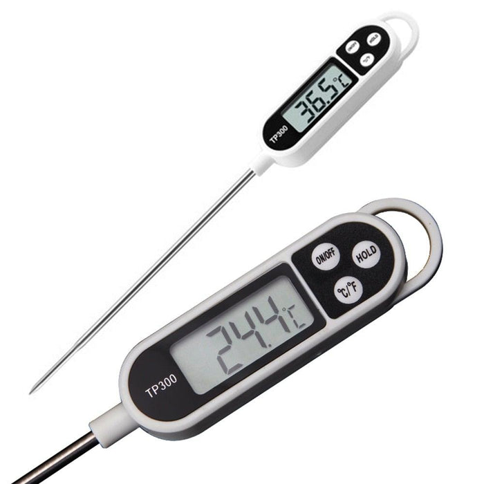 Food Thermometer TP300 Digital Candy Cooking Thermometer Kitchen Cooking Thermometer Instant Read for BBQ Grill Oil Milk Bath Water Deep Fry Candle Temperature Digital Kitchen Thermometer For Meat Cooking Food Probe BBQ Electronic Oven Kitchen Tools