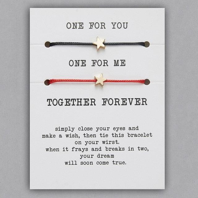 Friendship Bracelets Turtle Compass Beads Infinite 8 Heart Couple Bracelets Handmade Natural Healing Gemstone Bracelet With Wish Cards Adjustable Braided Beaded Bracelet Anklet Jewelry Set 17-30cm