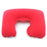 Functional U-Shape Travel Pillow For Airplane Inflatable Neck Pillow Travel Accessories Comfortable Sleep Pillows Inflatable Neck Pillow Inflatable U Shaped Travel Pillow Car Head Neck Rest Air Cushion For Travel Neck Pillow