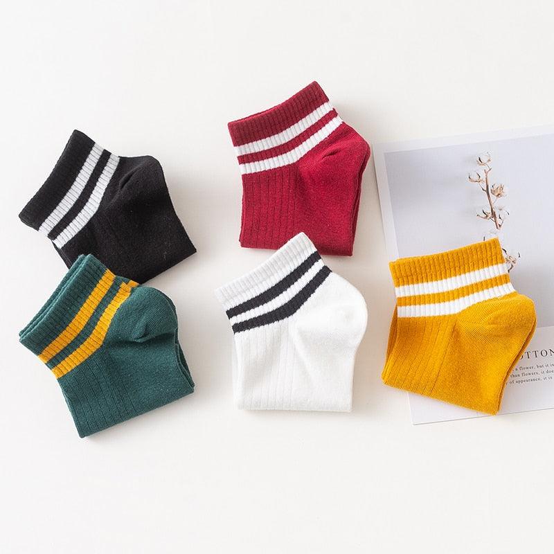 Funny Cute Cotton Crew Socks Women Fashion Colorful  Retro Long Socks New Year Christmas Gifts For Men And Women