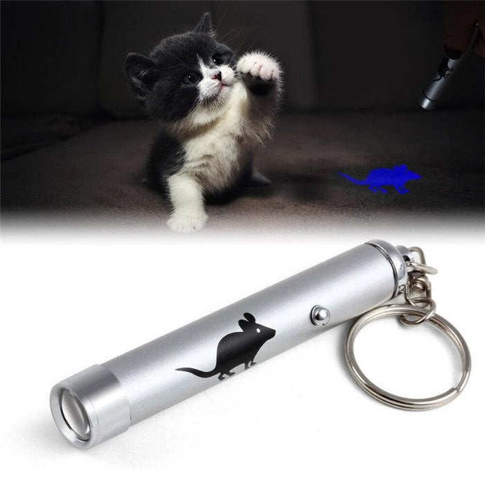 Funny Pet LED Laser Toy Cat Laser Toy Cat Pointer Light Pen Interactive Toy With Bright Animation Mouse Shadow Small Animal Toys Red Dot LED Light Pointer Interactive Toys for Indoor Cats Dogs Of Long Range