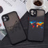 Funny World Map Travel Airplane Clear Phone Case for iPhone 13 12 11 Pro MAX XS XR SE2 7 8Plus Hard Matte Cover Shockproof Shell Unique Trendy Bumper Protective Cover Case