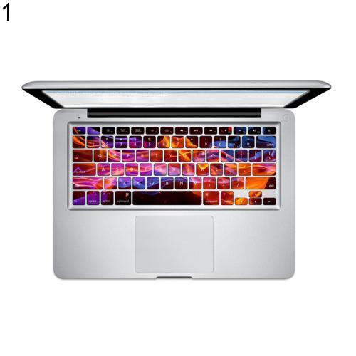 Galaxy Color Planet Keyboard Sticker Cover Perfect Fit Silicone Skin Keyboard Covers For Laptops Gaming Laptop Keyboard Skin Protector For Gaming Lovers