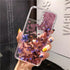 Glitter Love Heart Case For iPhone 13 12 11 Pro Max XS Max XR 7 8 Plus SE Clear Dynamic Case Soft Flowing Glitter Luxury Pretty Bumper Heavy Duty Cute Love Heart Shockproof Case