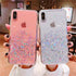 Glitter Luxury Soft Phone Case For iPhone 13 mini 12 Pro 11 ProMax For iPhone XR XS Max X 8 7 6s 6 Plus Back Cover Case Clear Glitter Sparkly Phone case for Women and Girls