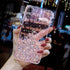 Glitter Luxury Soft Phone Case For iPhone 13 mini 12 Pro 11 ProMax For iPhone XR XS Max X 8 7 6s 6 Plus Back Cover Case Clear Glitter Sparkly Phone case for Women and Girls