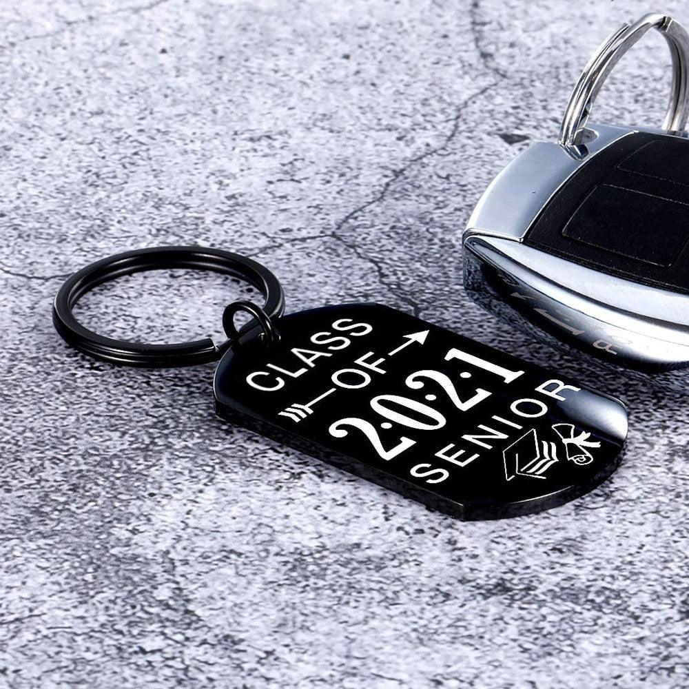 Graduation Keychain "Class of 2021" Senior Gift For Him Her Girls Boys Senior Graduation Gift For Nurses Student High School Senior College Key Ring