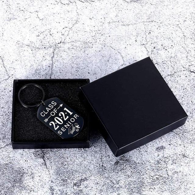 Graduation Keychain "Class of 2021" Senior Gift For Him Her Girls Boys Senior Graduation Gift For Nurses Student High School Senior College Key Ring