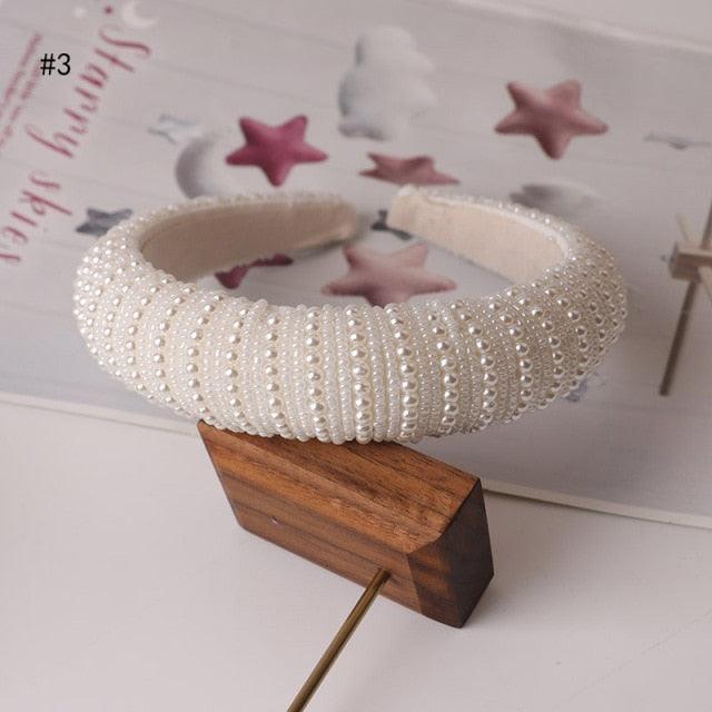Hair Hoop women hairbands Sweet Headbands for Women Beaded Pearl Headbands Hair Accessories Gorgeous Hair Accessories For Women