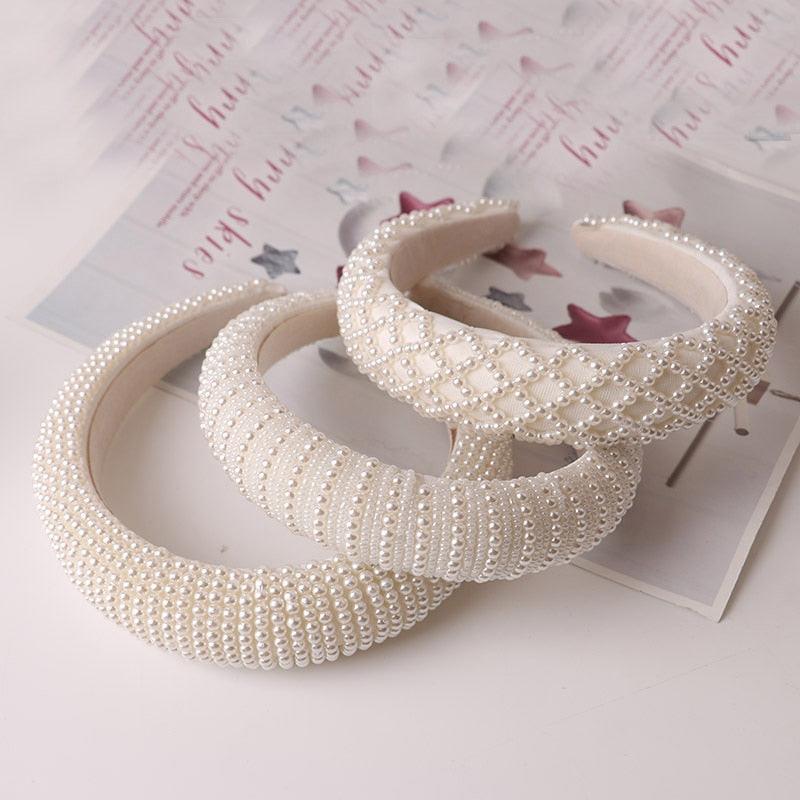 Hair Hoop women hairbands Sweet Headbands for Women Beaded Pearl Headbands Hair Accessories Gorgeous Hair Accessories For Women