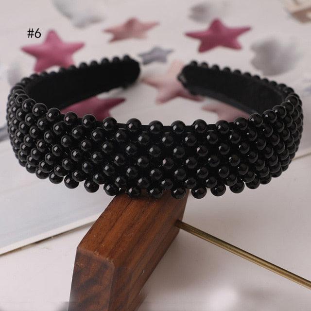 Hair Hoop women hairbands Sweet Headbands for Women Beaded Pearl Headbands Hair Accessories Gorgeous Hair Accessories For Women