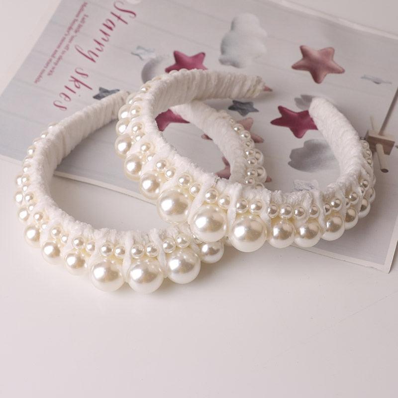 Hair Hoop women hairbands Sweet Headbands for Women Beaded Pearl Headbands Hair Accessories Gorgeous Hair Accessories For Women