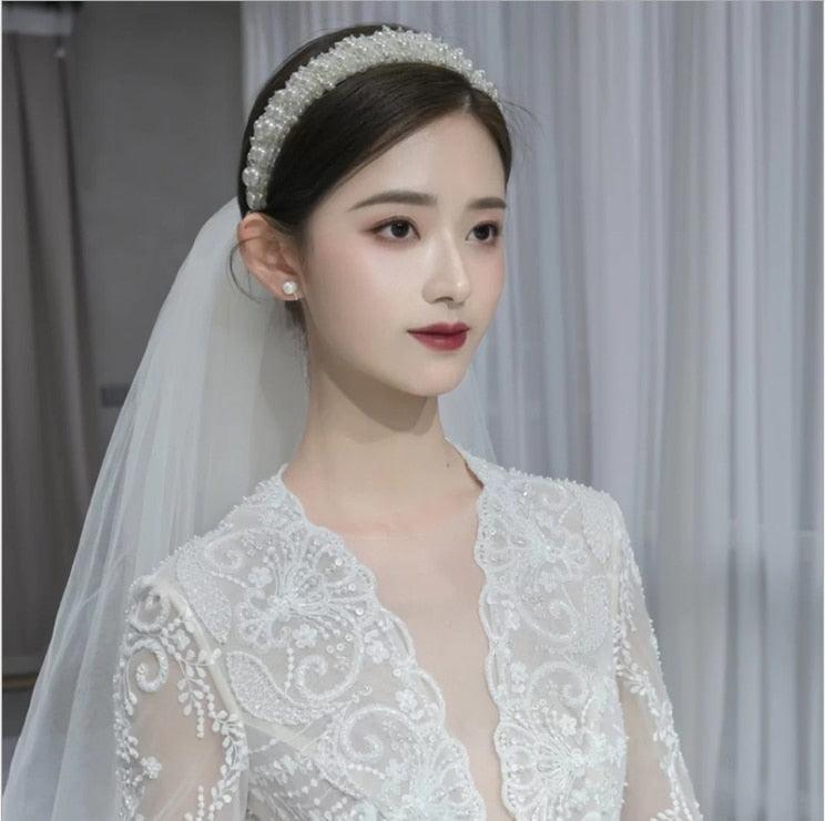 Hair Hoop women hairbands Sweet Headbands for Women Beaded Pearl Headbands Hair Accessories Gorgeous Hair Accessories For Women