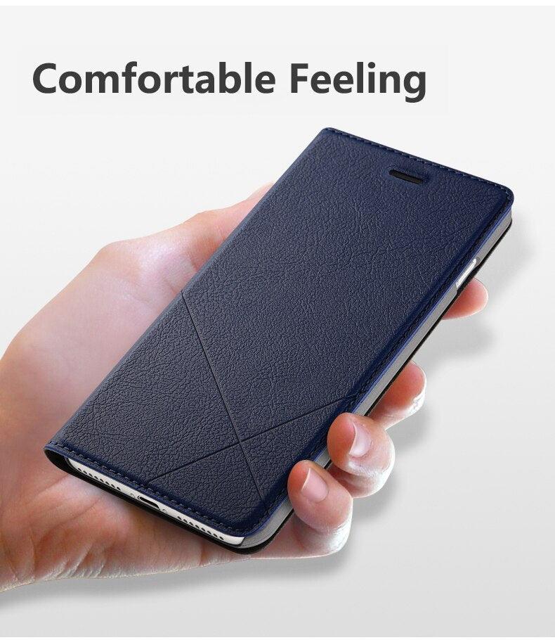 Hand Made For Xiaomi Redmi Note 8 7 6 5 4x 5a Redmi 5 Plus K20 7 6a 6 Pro Y1 3s 4 Pro 4a 5a Leather Case PU Flip Cover Card Slot Full Body Shockproof Stand Flip Wallet Case Cover with Card Holder