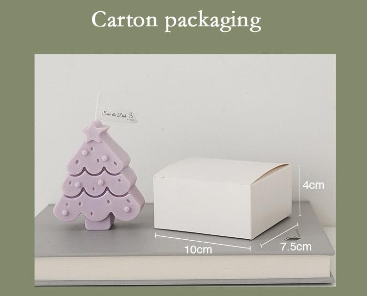 Handmade Creative Christmas Tree Scented Candles Christmas Tree Candles Christmas Gifts For Women Mom Girlfriend Christmas Scented Candles Home Decor Christmas Novelty Scented Candles Seasonal Celebration Candle Decoration Candle Gift