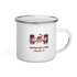 Happy Valentine Boy and Girl Coffee Camp Small Enamel Tea Cups for Indoor and Outdoor Activities Wide Handle & Smooth Rim Portable & Durable Enamel Mug - STEVVEX POD - 1002, Customized mug, enammel mug, Enanle love mug, I love you enamled mug, I love you mug, Love mug, Love Printed enamel mufg, Print on demand, Print on demand enammel mug, Print on demand love valentine enamel mug, Valentine love enamel mug, Valentine mug - Stevvex.com