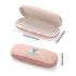Hard Shell Eyeglasses Case Vintage Waterproof Reading Glasses Box Velvet Glasses Protective Case Unisex Hard Shell Eyeglasses Case Portable Black Glasses Protective Case Christmas Birthday Present