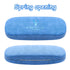Hard Shell Eyeglasses Case Vintage Waterproof Reading Glasses Box Velvet Glasses Protective Case Unisex Hard Shell Eyeglasses Case Portable Black Glasses Protective Case Christmas Birthday Present
