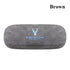 Hard Shell Eyeglasses Case Vintage Waterproof Reading Glasses Box Velvet Glasses Protective Case Unisex Hard Shell Eyeglasses Case Portable Black Glasses Protective Case Christmas Birthday Present