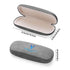 Hard Shell Eyeglasses Case Vintage Waterproof Reading Glasses Box Velvet Glasses Protective Case Unisex Hard Shell Eyeglasses Case Portable Black Glasses Protective Case Christmas Birthday Present